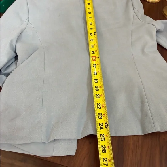 House of Harlow 1960 Gold Button Blue Blazer - Picture 10 of 13